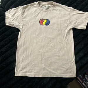 Othr Beige Tee with Colorful Yin Yang Design